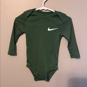 Nike Forest Green Long Sleeve Bodysuit